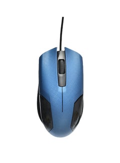 Buy MS011 High Quality Internet Optical USB Mouse With Modern Design And Long Wire Supports Windows 10/Windows 7/ Windows Vista And Windows XP - Black Blue in Egypt