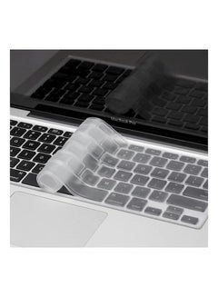 Buy Keyboard Silicone Cover Skin For Macbook Pro 13/15/17 Inch And Macbook Air 13-Inch White in Saudi Arabia