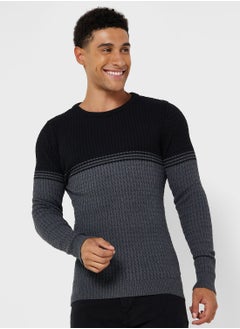 Buy Colourblock Sweater in Saudi Arabia