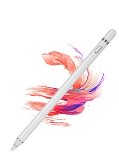 Buy Stylus Pen for iPad Touch Screen ,Pen Capacitive 1.5mm Fine Point Rechargeable Digital Pen, Compatible with iPhone, iPad, iPad Pro, Samsung Android, Tablets, iOS and All Other Touch screen Devices in UAE