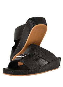 Buy Mens Arabic Sandals Black in UAE