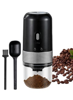 Buy Portable Electric Coffee Grinder with Coffee Spoon, Adjustable 8 Grind Seting Conical Burr Coffee Mill, 25g Bean barn in UAE