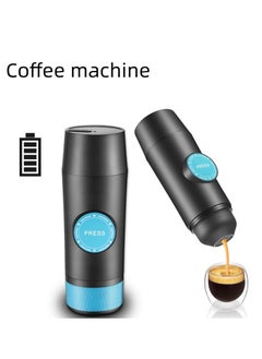 Buy coffee machines Portable Coffee Maker,18 Bar Pressure One-Button Operation with Rechargeable Battery,Travel Espresso Machine for Capsule Coffee And Coffee Powder in Saudi Arabia