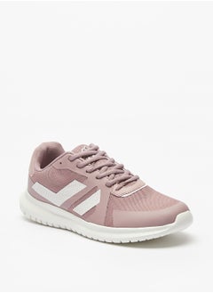 اشتري Womens Textured Lace Up Sports Shoes في الامارات