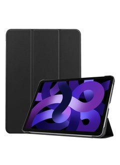 Buy Leather Shell Shockproof Case for iPad Air 11 Inch 2024 Black in Saudi Arabia