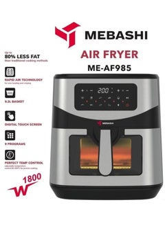 Buy Mebashi Air Fryer 9.2L 1800W in UAE