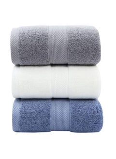 Buy Premium Cotton Bath Hand Towels for Bathroom Combed Cotton Hand Towels Absorbent Soft Cotton Hand Towels for Bathroom, Hand & Face Washcloths Set, Soft Absorbency and Fade Resistant Quick Dry in Saudi Arabia