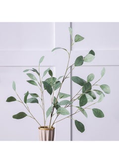 Buy Bloomvogue Artificial Eucalypt Leaf Branch Flowers Real Touch Bouquet Flowers for Wedding Party Home Centerpieces Arrangements Bouquets 95Cm Green in UAE