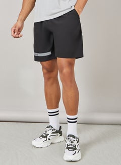 Buy Workout Shorts with Front & Back Print Detail in Saudi Arabia