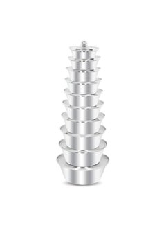 اشتري Aluminum shawarma pot set 10 pieces (3 mm thick) (size 40:18) Obour October Classic 695685 في مصر