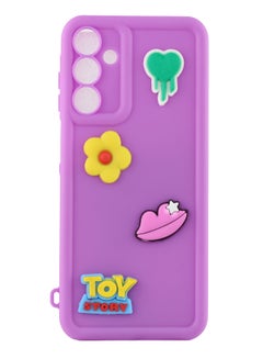 Buy Mini Cute Cartoon Soft Girl Mobile Phone Case For Samsung Galaxy A15 Cute Back Cover Case (Light Purple) in Egypt