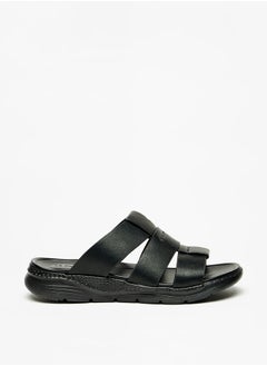 Buy Men's Solid Slip-On Sandals in UAE