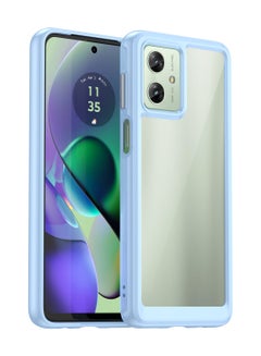 اشتري Phone case for Motorola Moto G54 Clear Back Soft TPU Shockproof Bumper Protection Cover في السعودية