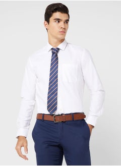 اشتري Pure Cotton Formal Shirt With Full Sleeve & Semi Cutaway Collar في الامارات