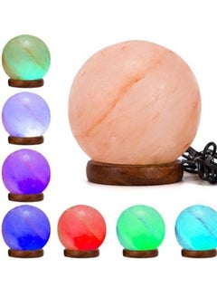 Buy Organic Secrets Himalayan Pink Salt Sphere USB Lamp in UAE