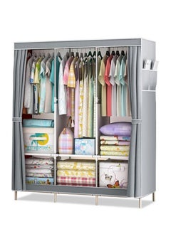 Buy Portable Wardrobe Storage Closet And Clothes Organizer in UAE