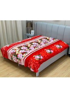 Buy 1Ply Blanket 2 Side Separate Desing And Color Super Soft Luxury Cloudy Blanket 220*240CM 12LBS in Saudi Arabia