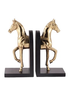 Buy Trotting Horse Bookend -bookends-Decorative book ends horse,horse book holder, Silver book holder,Book Shelf Accent,Decoration for Library Office Home (Silver) in UAE