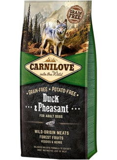 اشتري Carnilove Duck & Pheasant for Adult Dogs 12kg في الامارات