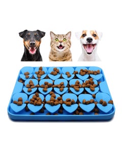 Buy Licking Treat Mat Silicone Mat for Dogs Dog Sniff Mat for Small Large Dogs Cats Rabbit Training Wet Food Lick Mat Pet Foraging Mat in Saudi Arabia