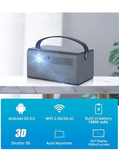 Buy Smart 3d Projector Bluetooth Portable Mini Projector Wifi Bluetooth Harman Kardon Speaker For Home Indoor Outdoor Theater Native Video Projector in UAE