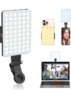 Buy Selfie Light, Phone Light with Front & Back Clip, 120 PCS LED Portable Light with 3 Light Modes, 3000mAh Rechargeable Video Light for Phone, iPhone, IPad, Laptop, TikTok, Makeup, Live Stream, Vlog in Egypt