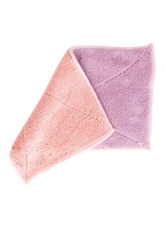 Buy Cotton Dish Cloth Pink/Purple 25x14centimeter in Saudi Arabia