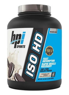 Buy bpi Sports ISO HD, Cookies and Cream, 4.9 Lb in UAE