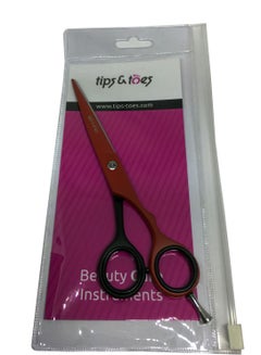 Buy Professional Barber Scissors Red / Black , Super Cut- Stainless Steel in UAE