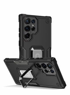 اشتري Case for Samsung Galaxy S22 Ultra Case, S22 Ultra Shockproof Case with Kickstand Hard Back Case for Samsung S22 Ultra Cover 6.8 inch-2022 في الامارات