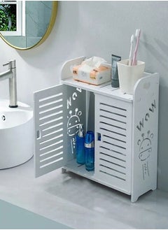 اشتري Bathroom Storage Shelf Cabinet Rack في الامارات