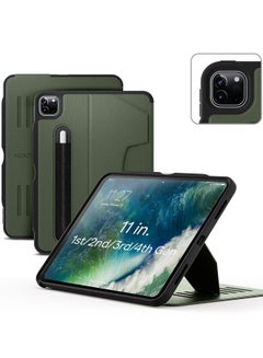 Buy ZUGU CASE iPad Pro 11 Case, Ultra Slim Protective Case/Cover Designed for iPad Pro 11-inch (4th Gen, 2022) / (3rd Gen, 2021) / (2nd Gen / 1st Gen) with Convenient Magnetic Stand - Olive in UAE