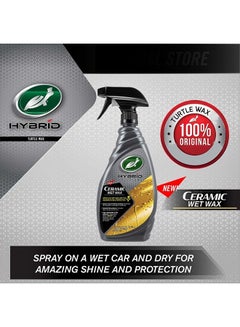 Buy Hybrid Solutions Ceramic Wet Wax 769ml Turtle Wax Car shine & protection Wax in Saudi Arabia