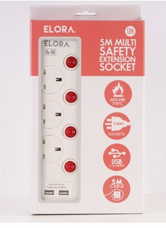 Buy Elora Extension Socket 3M-ELES-9133 in Saudi Arabia