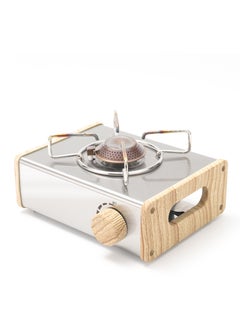 Buy Porodo Lifestyle Camping Portable Single Burner Gas Stove 2800W - Light Brown in UAE