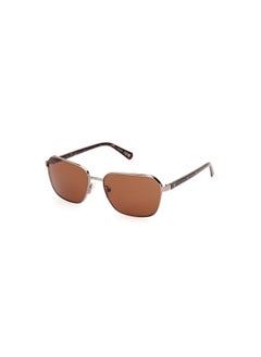 Buy Men's UV Protection Rectangular Shape Sunglasses - GU0011708E59 - Lens Size: 59 Mm - Shiny Gunmetal in Saudi Arabia