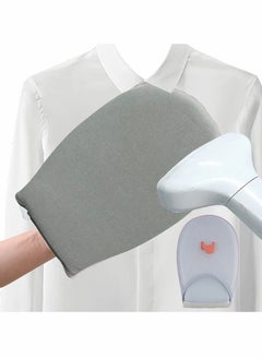 اشتري Steamer Gloves, Garment Ironing Glove, Waterproof Anti Steam Mitt with Finger Loop, Complete Care Protective Steaming Mitt, Heat Resistant Gloves for Clothes Steamers في السعودية