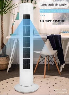 Buy Vertical Air Conditioner and Cooler for Home and Office with 3 Wind Power Settings 45W ,Tower Fan With Remote Control, Touch Panel, 3 Speed Control, 3 Modes, 12 Hours Timer in Saudi Arabia