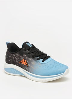 اشتري Men's Logo Print Lace-Up Sports Shoes with Memory Foam في الامارات