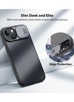 Buy Nillkin Apple IPhone 15 Plus Cam Shield Pro Case - Black in Egypt