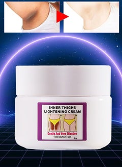 اشتري 60g Inner Thighs Lightening Cream Whitening Cream for Intimate Area Skin Bleach for Sensitive Areas Underarm Lightening Cream for Women Skin Bleaching Cream في الامارات