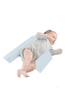 Buy Baby Side Safer Sleeper Adjustable Wedge With Removable Anti Roll Positioner (Blue) in UAE