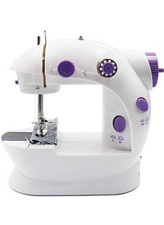 Buy Mini Portable Handheld Sewing Machines Household Multifunctional Clothes Fabrics Electric Sewing Machine White in Saudi Arabia