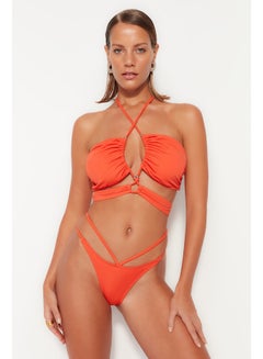 اشتري Orange Piping High Leg Bikini Bottom TBESS22BA0289 في مصر