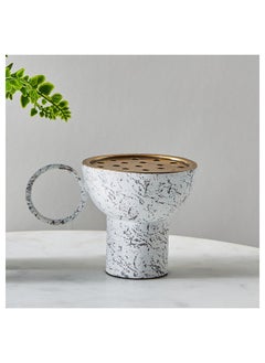 Buy Splendid Metal Incense Burner 15 x 10 x 11.5 cm in UAE