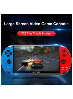 Buy X12 Plus 7 inch Video Game Console Built in 1000 Games 16GB Handheld Double Joystick Game Controller Spupport AV Output TF Card in UAE