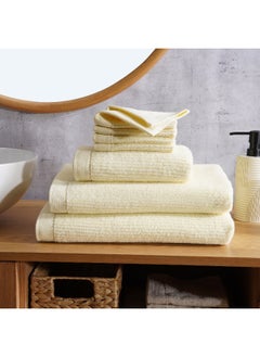 اشتري Euston Bath Towel 70X140Cm - Yellow في الامارات