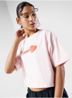 Buy Bemy2K Cropped Oversized T-Shirt in UAE