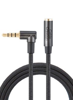 Buy 3.5mm Headphone Extension Cable, 6FT 3.5mm Male to Female TRRS Audio Stereo Cable,Right Angle Auxiliary HiFi Cable with Silver-Plating Copper,24K Gold Plated (Microphone Compatible) in UAE