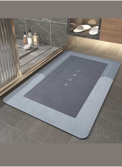 Buy Oasisgalore Bathroom Carpet Soft Absorbent Quick Drying Machine Washable Non-Slip Bathroom Rug for Shower Bathroom 50 x 80cm in Saudi Arabia